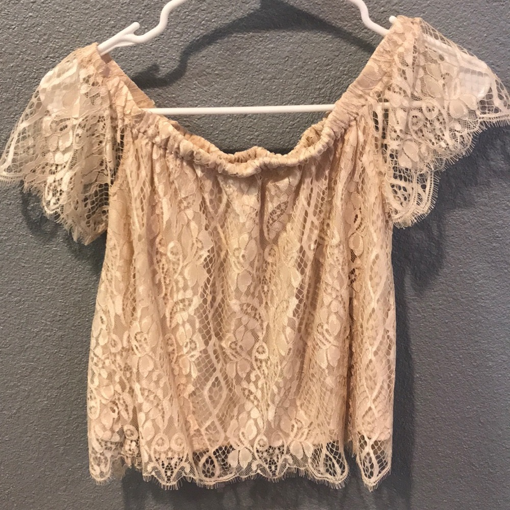 Forever 21 off the shoulder top